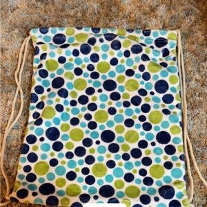 Polka Dot Drawstring Backpack